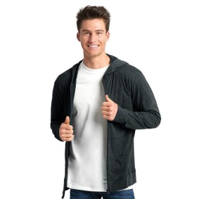 6491 Next Level Sueded Long Sleeve Hooded Full Zip