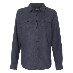 5200 Burnside Women's Solid Flannel Shirt