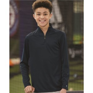 2102 Badger Youth B-Core Quarter-Zip Pullover