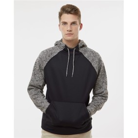 8612 J America Colorblocked Cosmic Fleece Hooded Sweatshirt