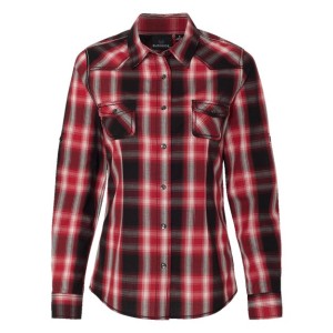 5206 Burnside Women's Convertible Sleeve Western Shirt