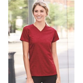 4175 Badger Women's Tonal Blend V-Neck T-Shirt