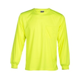 9122-9123 Kishigo Microfiber Polyester Long Sleeve T-Shirt