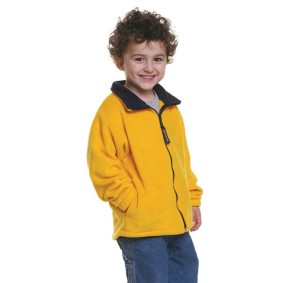 1115 Bayside Youth USA-Made Full-Zip Fleece Jacket