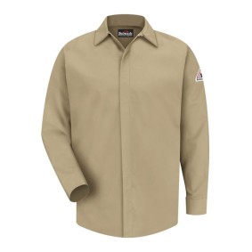 SLS2 Bulwark Concealed-Gripper Pocketless Work Shirt