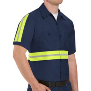 SP24E Red Kap Enhanced Visibility Industrial Work Shirt