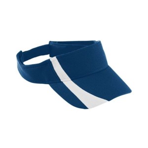 6260 Augusta Sportswear Adjustable Wicking Mesh Two-Color Visor