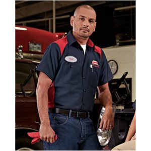 SP28T Red Kap Short Sleeve Motorsports Shirt - Tall Sizes