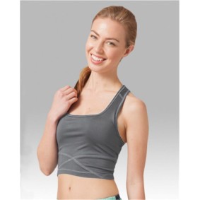 YS83 Boxercraft Youth Cropped Middie Tank