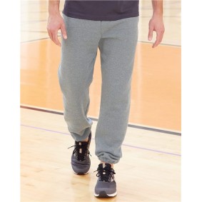 029HBM Russell Athletic Dri Power Closed Bottom Sweatpants with Pockets