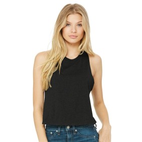6682 BELLA  CANVAS Women's Racerback Crop Tank