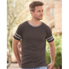602MR JERZEES Triblend Varsity Ringer T-Shirt