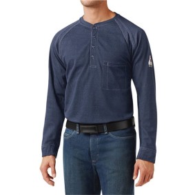 QT20 Bulwark Long Sleeve Henley
