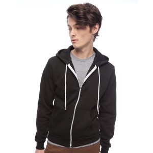 F497US American Apparel USA-Made Flex Fleece Full-Zip Hoodie