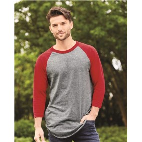 4420 Augusta Sportswear Three-Quarter Raglan Sleeve Baseball Jersey