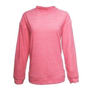 8428 J America Women's Weekend Terry Mock Neck Pullover
