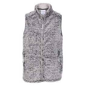 8456 J America Womens Epic Sherpa Full-Zip Vest