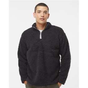 8454 J America Sherpa Quarter-Zip Pullover