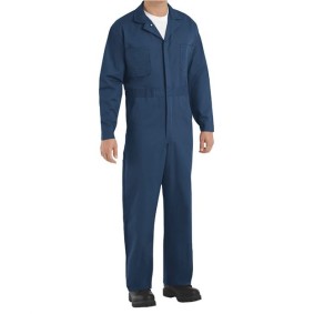 CC16T Red Kap Button-Front Cotton Coverall - Tall Sizes