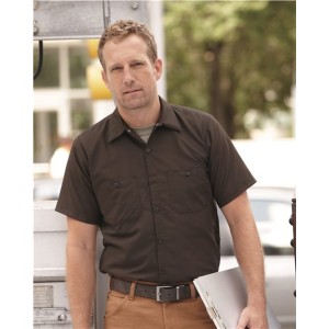 SP24 Red Kap Industrial Short Sleeve Work Shirt