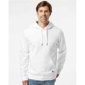 82ONSM Russell Athletic Cotton Rich Fleece Hooded Sweatshirt