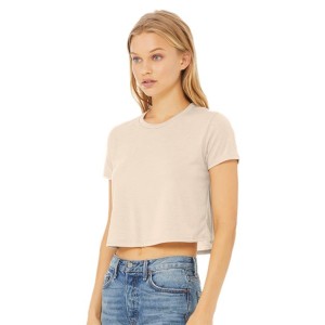 8882 BELLA  CANVAS Womens Flowy Crop Tee