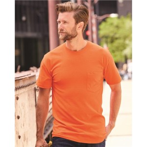 W110 Hanes Workwear Pocket T-Shirt