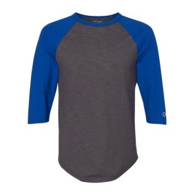 CP75 Champion Premium Fashion Raglan Three-Quarter Sleeve Baseball T-Shirt