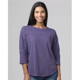 T19 Boxercraft Women's Garment-Dyed Vintage Jersey
