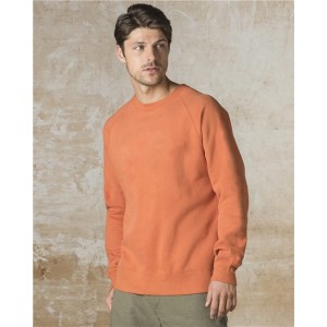 17116 MV Sport Vintage Fleece Raglan Crewneck Sweatshirt