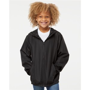 EXP24YWZ Independent Trading Co Youth Lightweight Windbreaker Full-Zip Jacket