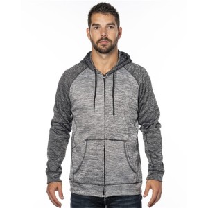8660 Burnside Performance Raglan Full-Zip Sweatshirt