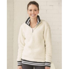 Q20 Boxercraft Varsity Sherpa Quarter-Zip Pullover