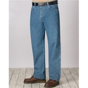 PEJ6 Bulwark Stone Washed Loose Fit Denim Jean