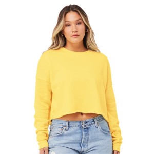 7503 BELLA  CANVAS Women's Crop Crew Fleece