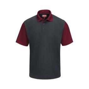 SK56 Red Kap Short Sleeve Performance Knit Color-Block Polo