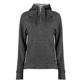 1051 Badger FitFlex Women's French Terry Hooded Quarter-Zip