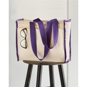 Q1100 Q-Tees 14L Tote with Contrast-Color Handles