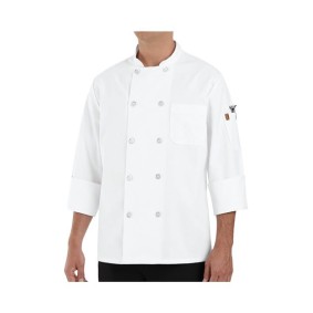 0415 Chef Designs Ten Pearl Button Chef Coat