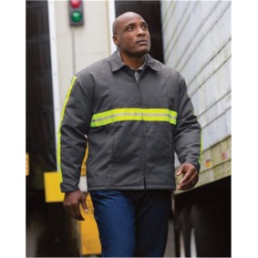 JT50ENT Red Kap Enhanced Visibility Perma-Lined Panel Jacket - Tall Sizes