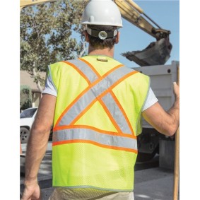 1576-1577 Kishigo Premium Brilliant Series X Back Dual Compliant Vest