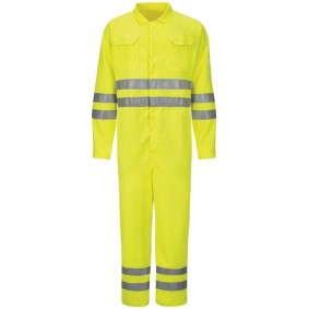 CMD8 Bulwark Hi-Vis Deluxe Coverall with Reflective Trim - CoolTouch 2 - 7 oz