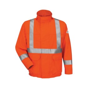 JLJS Bulwark Lined Bomber Jacket with CSA Compliant Reflective Trim - EXCEL FR ComforTouch