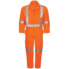 QC12 Bulwark iQ Series Endurance Premium Coverall with CSA Compliant Reflective Trim