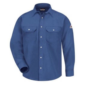 SNS6T Bulwark Snap-Front Uniform Shirt - Nomex IIIA - 6 oz - Tall Sizes