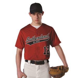 52MFFJY Alleson Athletic Youth Dura Light Mesh Baseball Jersey