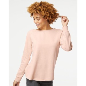 PRM2000 Independent Trading Co Women's California Wave Wash Crewneck Sweatshirt