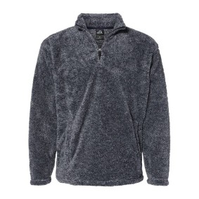 8464 J America Boundary Shag Frosty Sherpa Quarter-Zip Pullover
