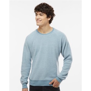 8710 J America Flip Side Fleece Crewneck Sweatshirt