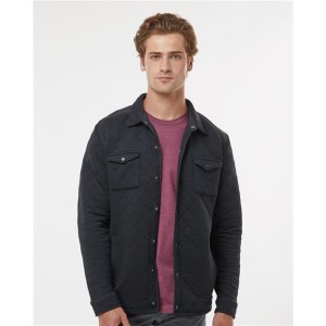 8889 J America Quilted Jersey Shirt Jacket